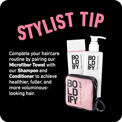 Boldify Quick Dry Microfiber Towel Wrap for Women - for Thin and Curly Hair - Image 7