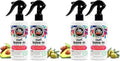 SO COZY Leave In Conditioner Spray (8 Fl Oz) Detangler for Kids' Curly Hair,Tangle-Free Curls,Gentle & Nourishing with Keratin,Vitamin B5,Olive & Jojoba Oil,Paraben-Free,(Pack of 4) by SoCozy