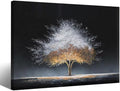 EEYNAQQ Burning Tree of Life Canvas Wall Art 16x24 Inches Ready to Hang by Unknown