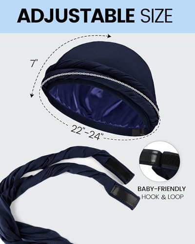 Ababalaya Upgraded Satin Lined Halo Turban Wave Cap - Image 3