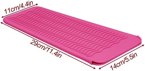 Silicone Heat Resistant Mat Pouch for Hair Straightener, Curling Iron - Image 3