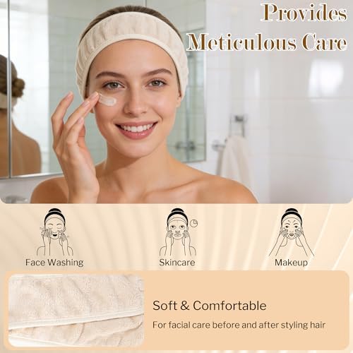 4PCS Boar Bristle Hair Brush Comb Set for Women Men Kid, Soft Natural Slick Back Hair Brush for Thin & Fine Hair, Travel Bag & Spa Headband Included - Image 5