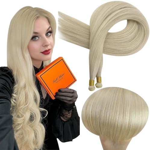 Full Shine Genius Weft Extensions Sew In Human Hair Add Volume 22 Inch 120g by FullShine