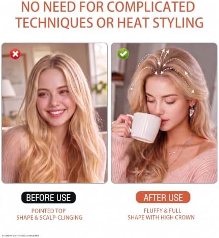 Hair Volume Clip for Root Lift, 1-Piece Root Clip for Curly Hair Volume, Fine Hair & Fluffy Bangs, Portable Volumizing Styling Tool - Image 2