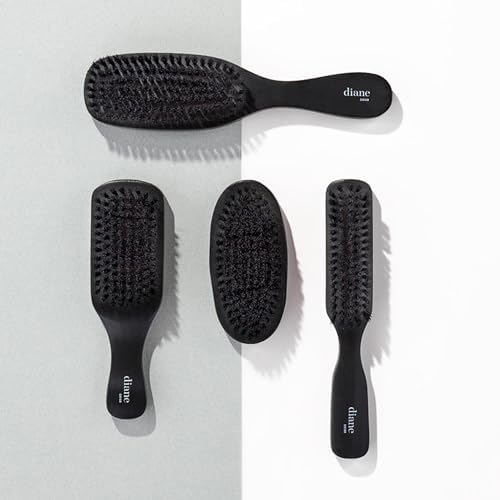 Diane 100% Boar Bristle Military Brush for Men and Women - Waves, Detangling, Smoothing Fine to Medium Hair, Restores Shine and Texture - Image 5