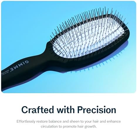 Gimme Beauty Metal Bristle Brush, Stainless Steel Bristles - Image 4