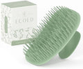 ecoed Scalp Massager Shampoo Brush,Scalp Scrubber for Dandruff Removal, Scalp Care Hair Brush Wet & Dry detangler for Men and Women.Suitable for Short Medium Hair(Green) by ECOED