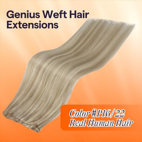 Full Shine Sew In Hair Extensions Real Human Hair Add Volume 18 Inch 50g - Image 2