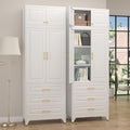 SteeLoong 90" Metal Storage Cabinet with Doors and 2 Adjustable Shelves by Steeloong