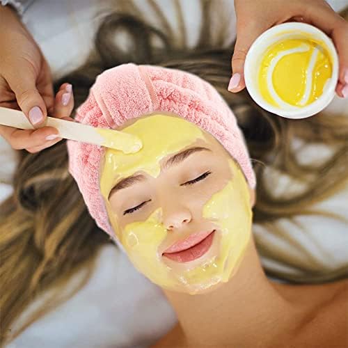 4 Pack Microfiber Towel Headbands for Washing Face, Spa & Skincare for Women (Coffee, Flesh Pink, Grey, Bright Red) - Image 5