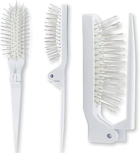 Foldable Wire Cushion Hair Wig Brush Comb Styling Tool for Extensions - Image 2