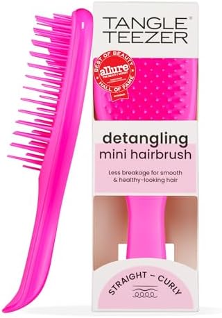 Tangle Teezer Ultimate Detangler Mini Hair Brush, Runway Pink by TangleTeezer