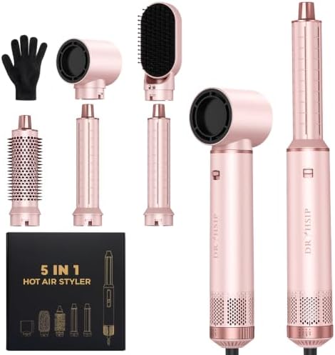 5-in-1 Hair Styler, Wrap Air Curler & Blow Dryer Brush for Women by AVENHOMulti-Stylers