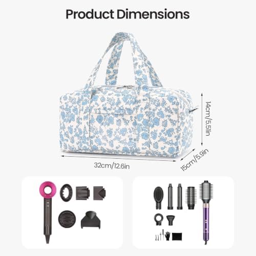 Hair Tools Travel Bag with PVC Pocket for Dyson Airwrap - Image 5