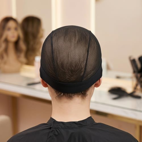 Mesh Wig Cap, Dome Caps for Waves, Stocking Compression Cap Over Durag - Image 4
