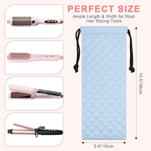 Professional Heat Resistant Hot Hair Tools Organizer Cover Bag - Image 5