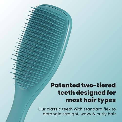 Tangle Teezer Ultimate Detangler Brush, Straight to Wavy, Teal - Image 2