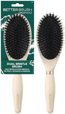 EcoTools Dual Bristle Hair Brush, Boar and Nylon Bristle Hair Brush by EcoTools