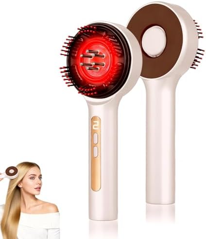 Scalp Massager, 3-in-1 Hair Oil Applicator, Cordless Electric Massager, IPX7 Waterproof, Portable Scalp Brush for Hair Growth & Dandruff Removal, Salon Home & Travel Use, White by Unknown
