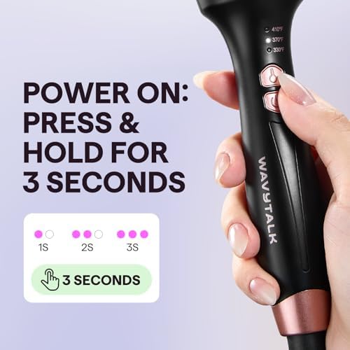 Wavytalk Updated Version Thermal Brush for Blowout Look, Blowout Express 1.5 Inch Ionic Thermal Round Brush Makes Hair Smoother Get Natural Curls, Dual Voltage, Easy to Use (Pack of 2) - Image 7