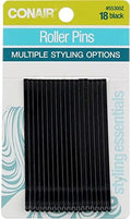 Conair Roller Pins, Black 18 ea (Pack of 3) by conair