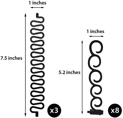 WILLBOND 14 Pieces Hair Braiding Tool Hair Styling Accessories Kit with Mini Rubber Bands for French Hair Fishbone Braid Tool and DIY Hairstyle Favors for Girls Women - Image 4