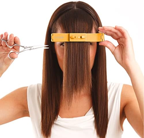 Original CreaClip MEDIUM and Scissors For FINE, THIN HAIR - As seen on Shark Tank - Hair Cutting Tool for Layers Bangs Split Ends Kids Hair Cut, Hair Cutting Guide - Image 4