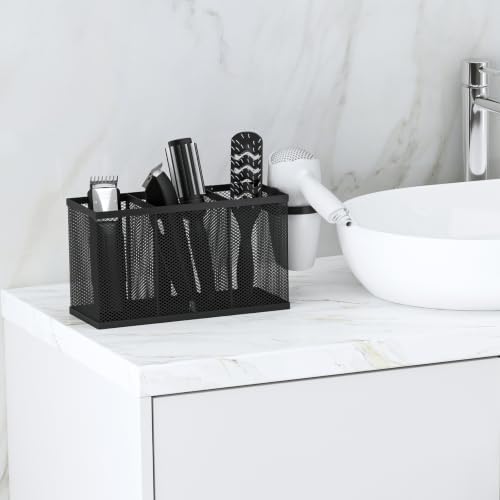 Hair Tool Organizer, Adjustable Height Hair Dryer Holder, Black - Image 6