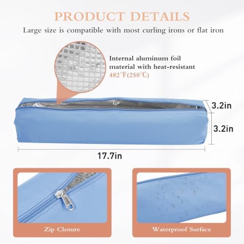 Suafrnut Professional Heat Resistant Hot Hair Tools Organizer Bag - Image 3