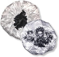 Large Bonnet - Silky Satin Bonnet with Elastic Soft Band (White Boondock Huey Bonnet) by CrownLimitedSupply