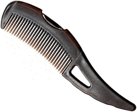 Dandruff Comb with Self-Cleaning Hollow Teeth & Massage Handle - Scalp Detox Comb for Flakes, Build Up Removal, Scalp Exfoliating Hair Brush for Women/Men/Kids by AMZWISH