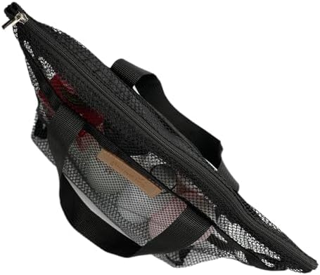 TOPASION Mesh Shower Caddy Bag Portable Hanging Toiletry and Bath Organizer with Zipper for Travel, Gym, Camping, College Dorms, Beach - Image 3