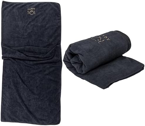 Happy Sol Sauna Blanket Towel Insert - Absorbent Insert for Sauna Blanket - Reusable and Machine Washable - 58"x70"- Luxurious Microfiber Material by HappySolWellness