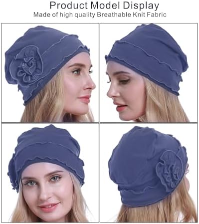 osvyo Chemo Headwear Turban Cap for Women - Cancer Beanie Hair Loss Sealed Packaging - Image 2