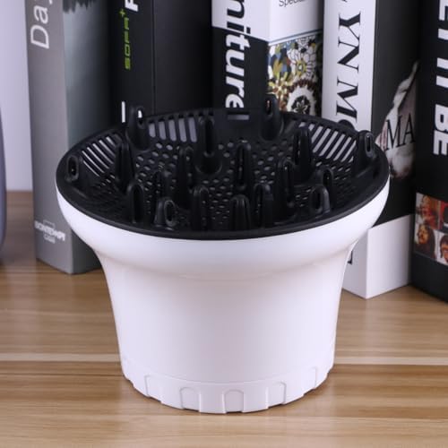 Electric Hair Dryer Diffuser Nozzle for Curly Straight Wavy Hair White - Image 7