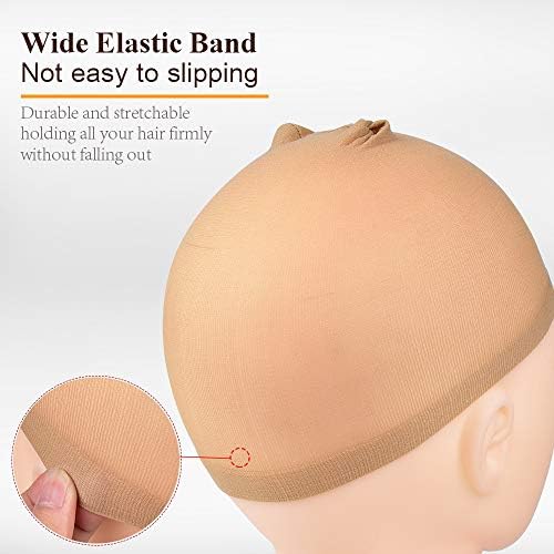 MORGLES Wig Caps for Women Non Slip, 20 Pcs Stocking Wig Caps - Image 4
