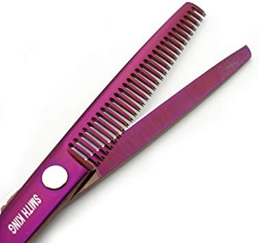 6.0 Inches Professional hair cutting thinning scissors set with razor (Violet) - Image 7