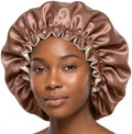 Silk Satin Hair Bonnet for Sleeping Reversible by PrettyRobes
