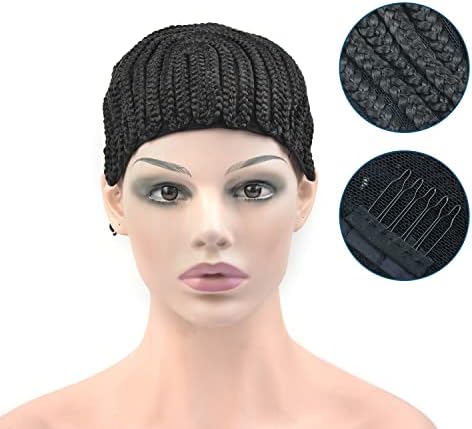 Cornrow Braided Wig Cap for Wig Making, Medium Size - Image 6