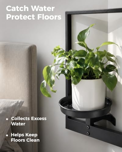 Bamworld Picture Frame Wall Planters Set of 2 Corner Wall Plant Holder - Image 3