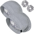 Satin Bonnets for Sleeping Adjustable Silk Lined Bonnet Sleep Cap Hair Wrap by ROYBENS