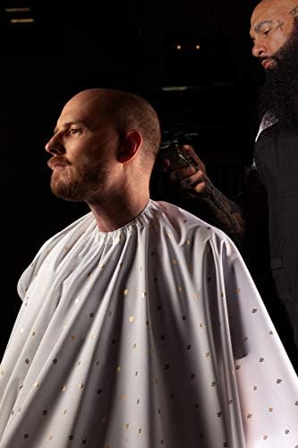Barber Strong The Barber Cape Haircut Cover for Men, Hair Repelling and Static-Reducing Material, Water Resistant Fabric - Image 6