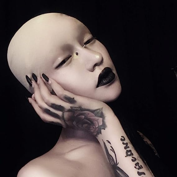 Iceyyyy 6 Pcs Latex Bald Cap and Wig Cap Set for Adult Halloween Cosplay - Image 6