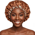 Silk Satin Hair Bonnet for Sleeping Reversible by PrettyRobes