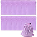 GONGKANGYUAN 12 Pcs Satin Wig Bags with Drawstring Satin Bag for Packaging Hair Extensions Wigs Soft Silk Pouches Hair Tools Storage Bags for Home and Salon (Violets) by GONGKANGYUAN