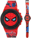 Marvel Spider-Man Kids Watches – Digital Display, Interactive Features, Adjustable Strap, Vibrant Spider-Man Graphics, Durable for Active Kids by Accutime