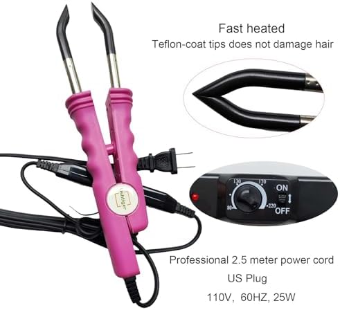 Fusion Hair Extension Tools Iron For Pre-Bonded Hair Extensions - Image 2