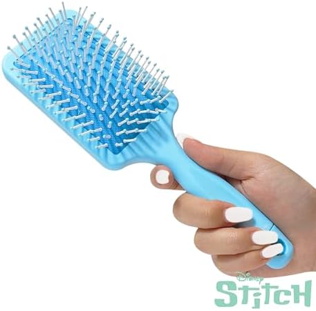 LUV HER Lilo & Stitch Kids' Detangling Confetti Hair Brush - with Stitch & Angel, Gentle on Wet & Dry Hair - Ideal for Kids Ages 3+ - Makes Hair Care Enjoyable and Simple - Image 4