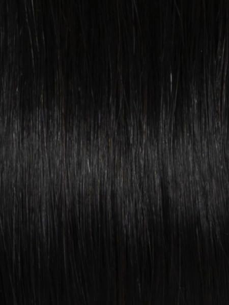 Raquel Welch Longing For London Luxurious Mid-Length Bob Cut Wig, Black Label Human Hair Collection by Hairuwear, Average Cap, RH2 Ebony - Image 2