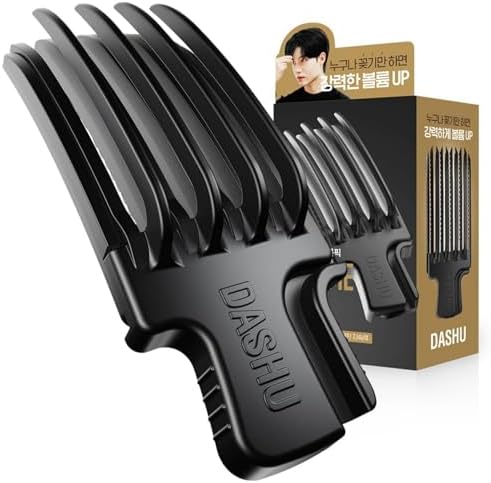 DASHU Daily Volume Pick – Root Lift Comb for Hair Volume Clip, Volumizing Hair Styling Tool for Men & Women, Heat-Resistant Texture Comb for Fluffy Bangs & Heatless Curls by DASHU